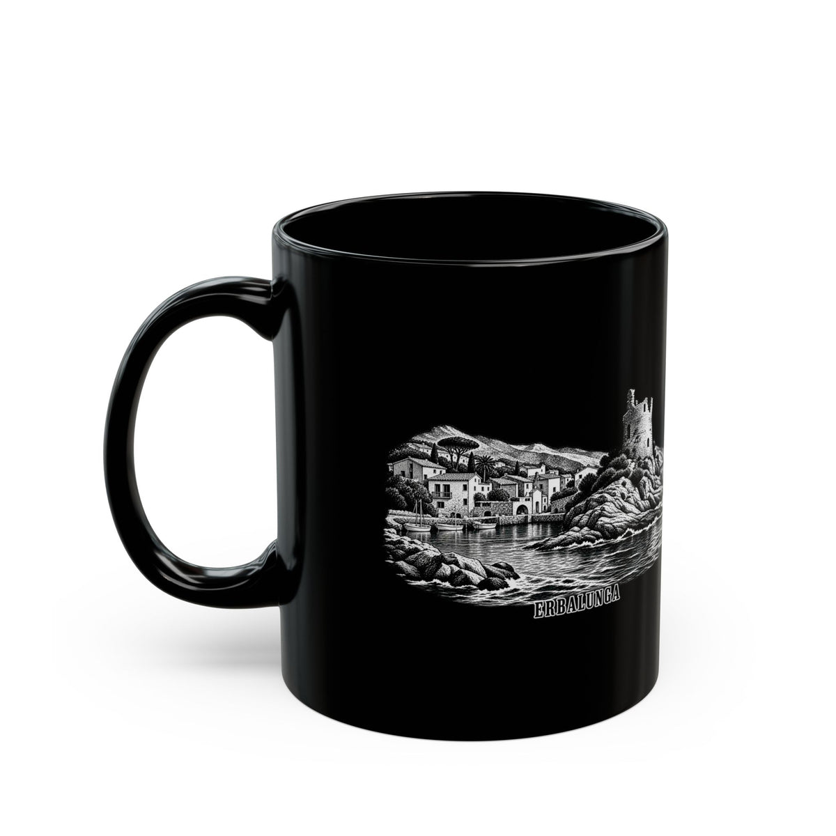 Mug BanditCorse — Erbalunga — Noir — 330 ml