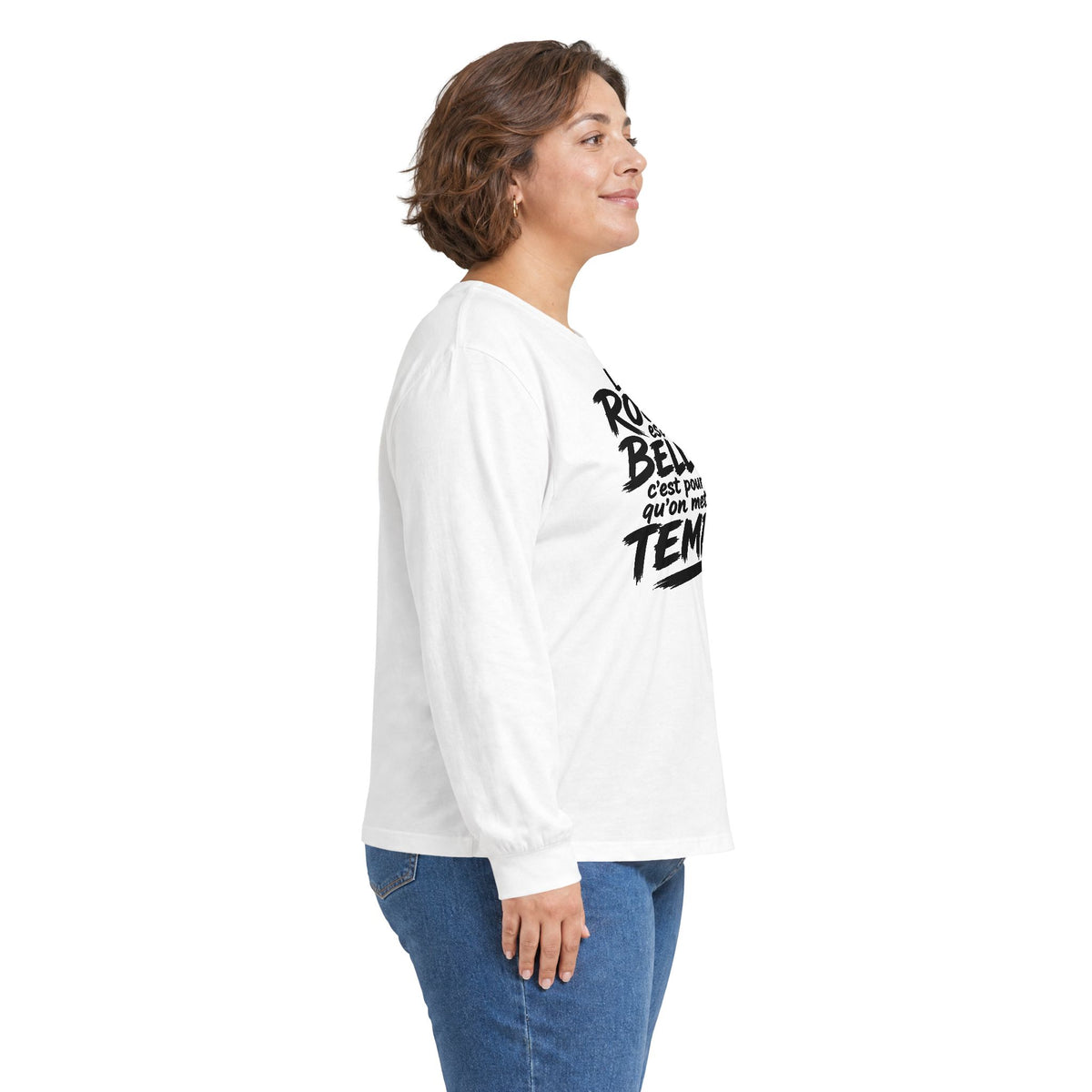 T-shirt manches longues — La route est belle, c’est pour ça qu’on met du temps