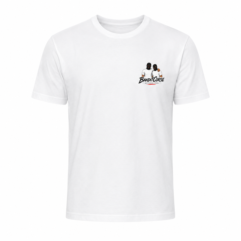 T-shirt Iconique Blanc — Duo BanditCorse
