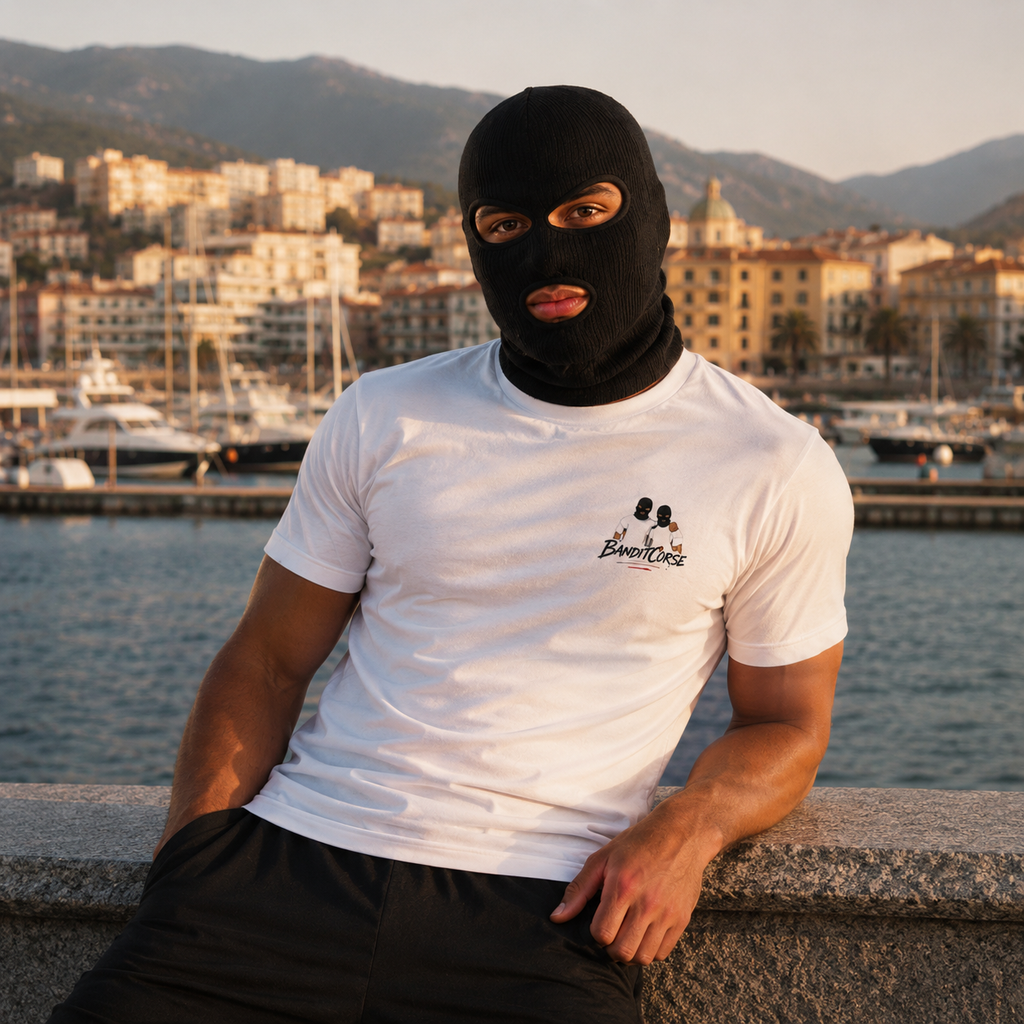 T-shirt Iconique Blanc — Duo BanditCorse