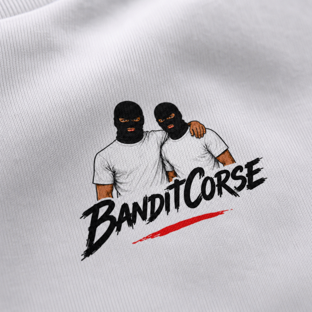 T-shirt Iconique Blanc — Duo BanditCorse