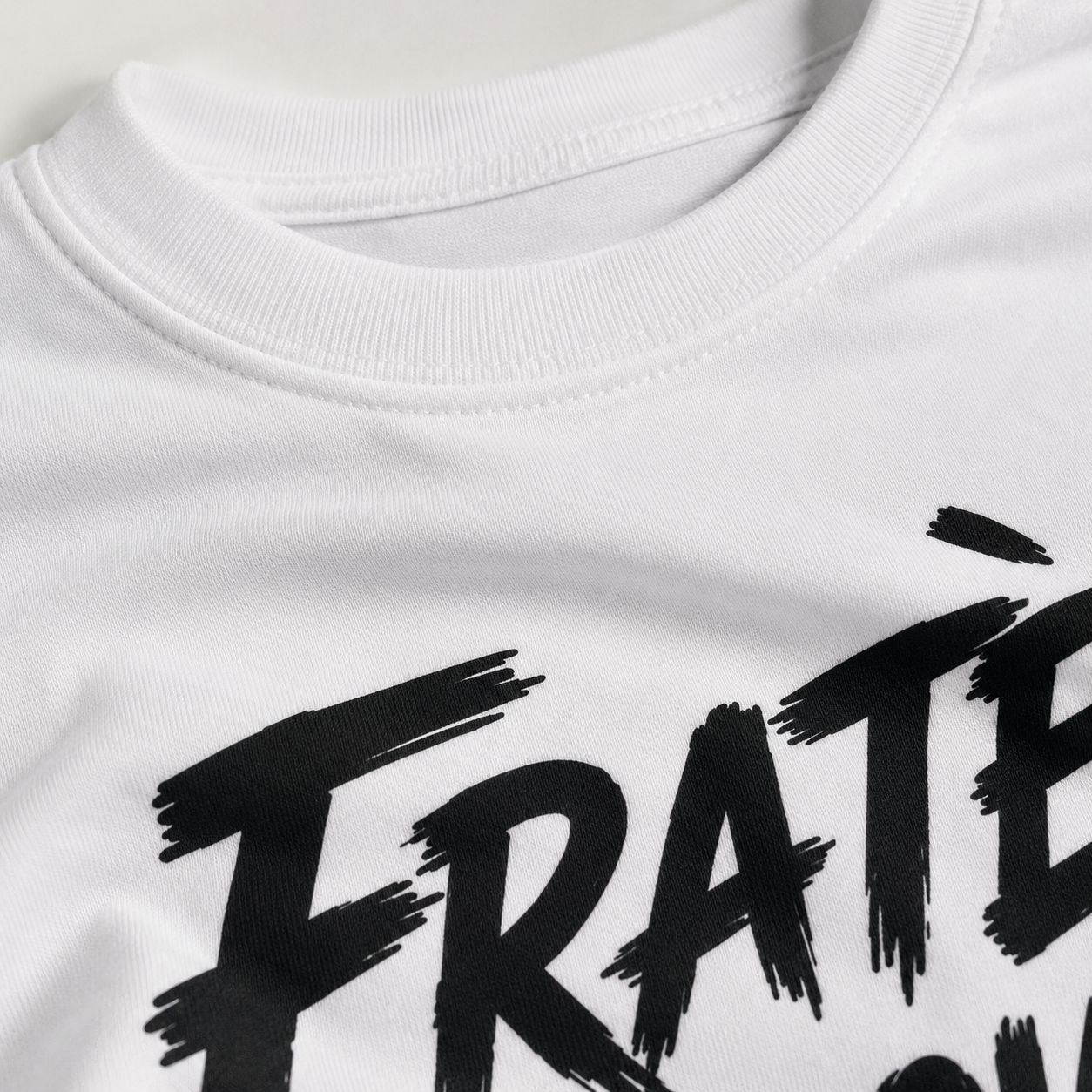 T-shirt Signature Blanc — Fratè Approved