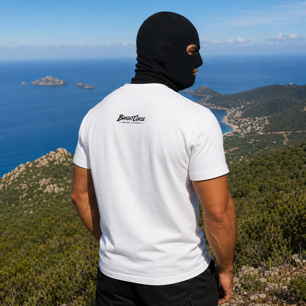 T-shirt Signature Blanc — Élevé entre Mer et Maquis