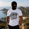 T-shirt Signature Blanc — Juste un Corse qui aime pas les Pinzuti