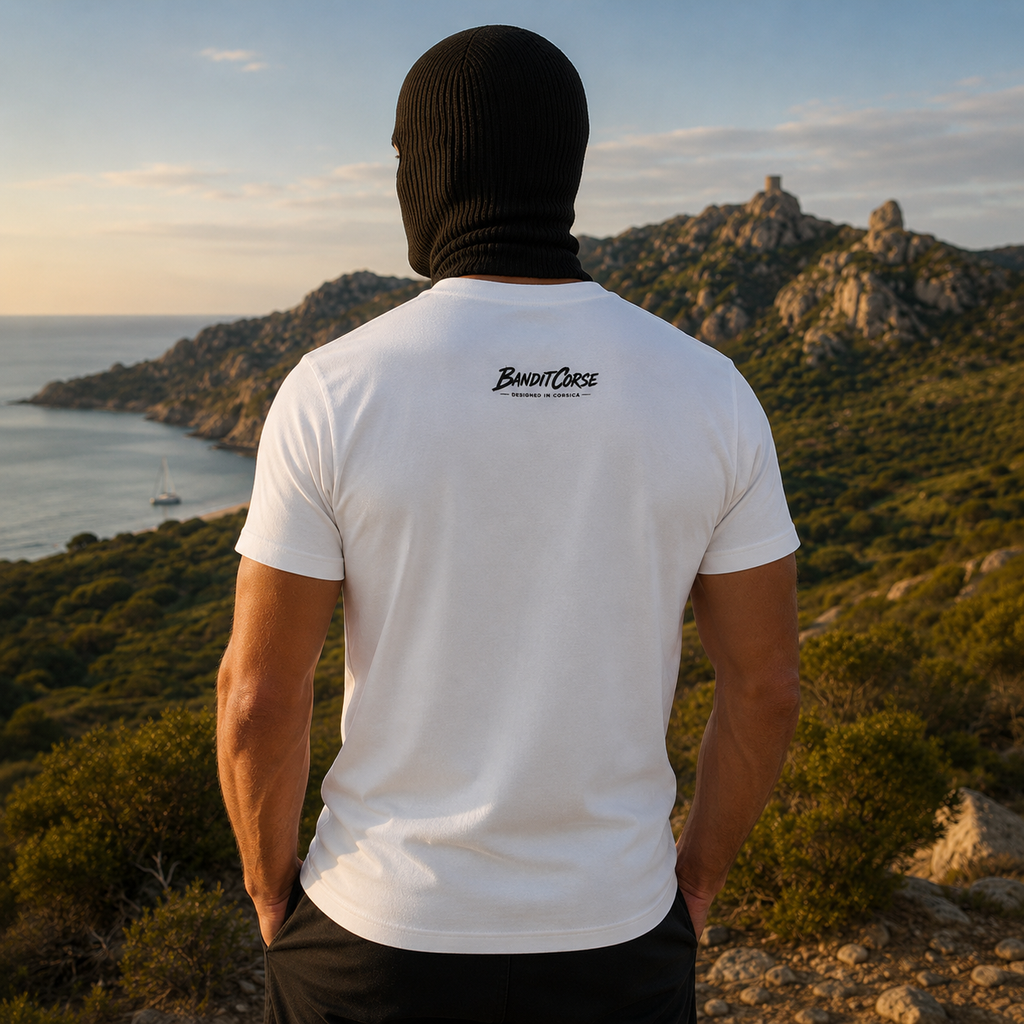 T-shirt Signature Blanc – Mode Corse activé