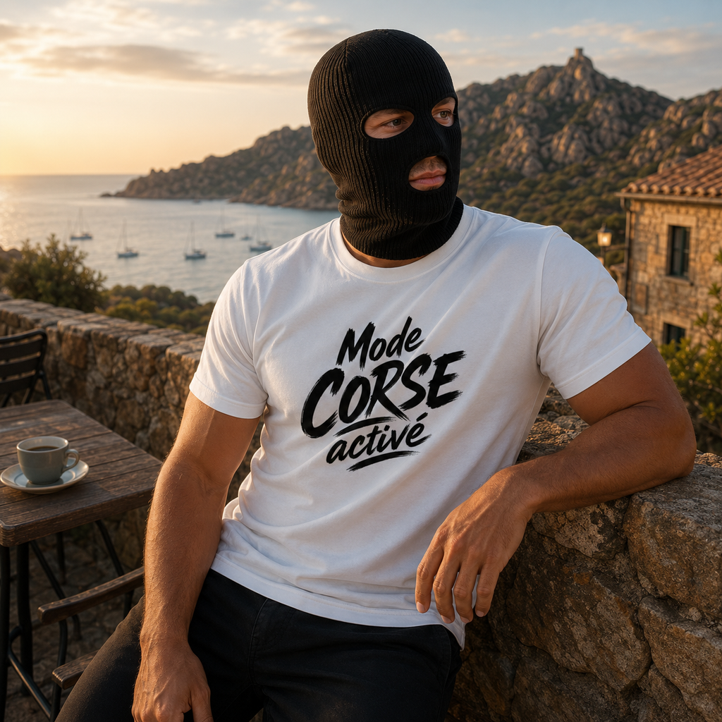 T-shirt Signature Blanc – Mode Corse activé