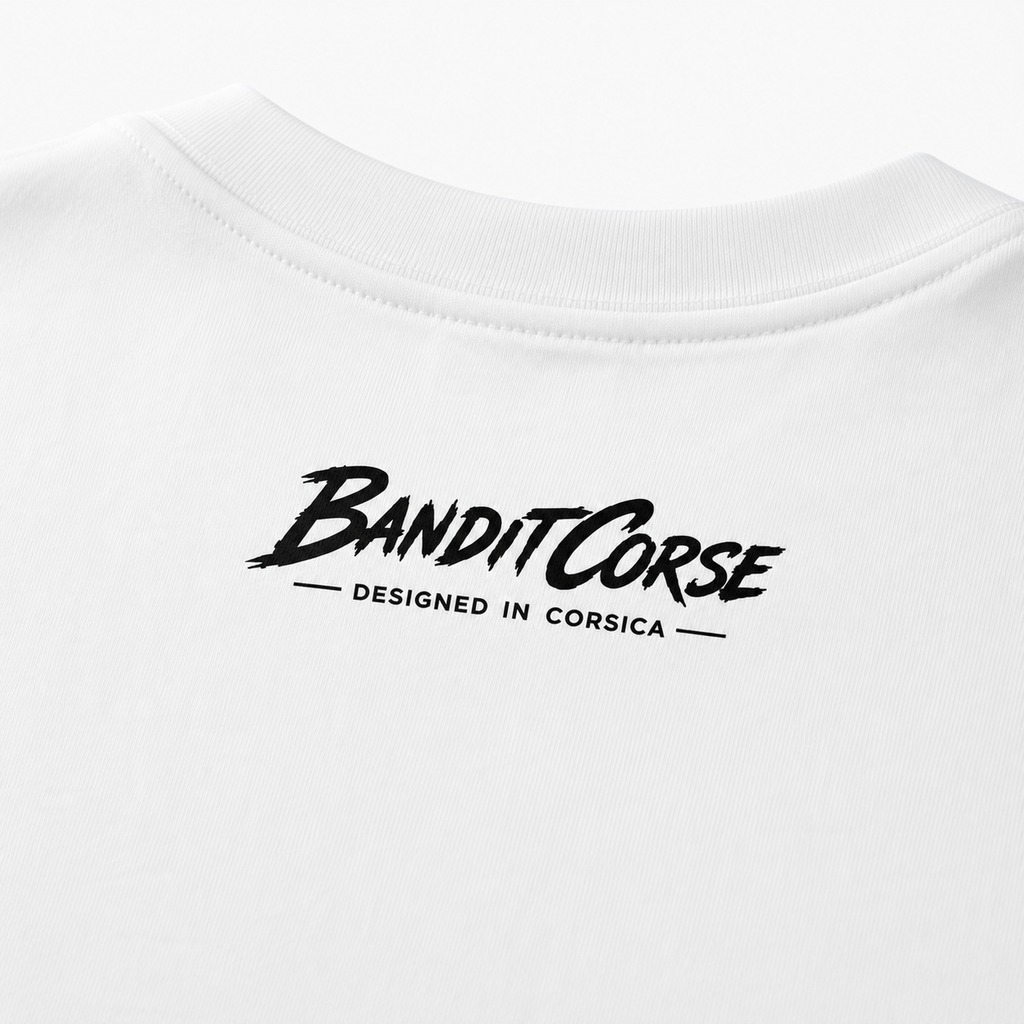 T-shirt Signature Blanc — Pas besoin de courir, on est déjà arrivés