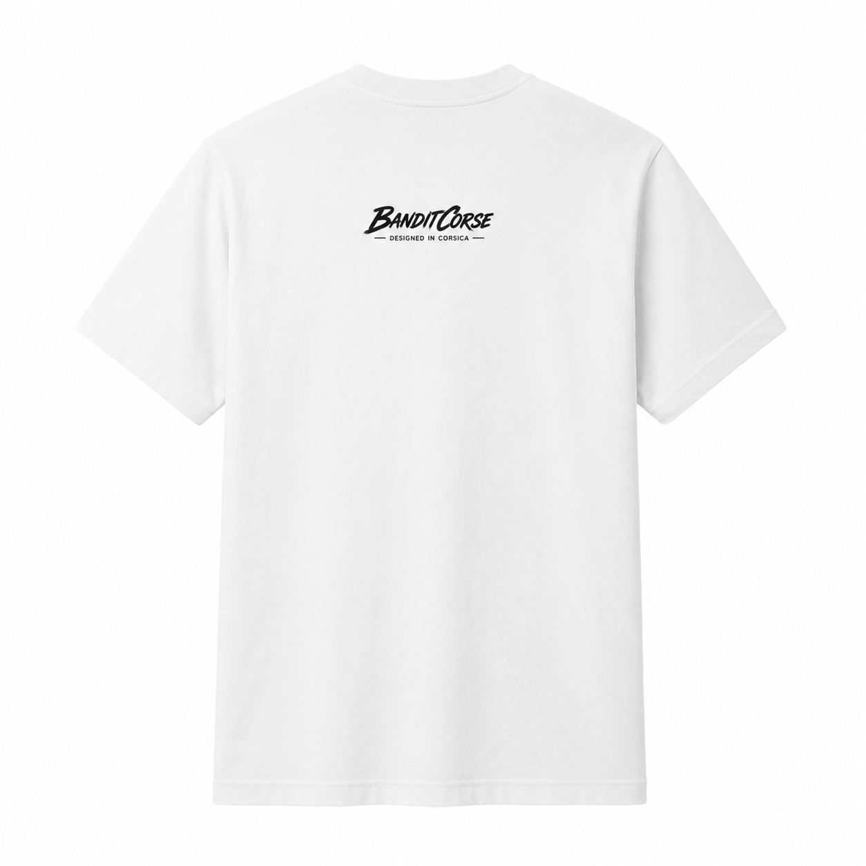 T-shirt Signature Blanc – La route est belle, c’est pour ça qu’on met du temps
