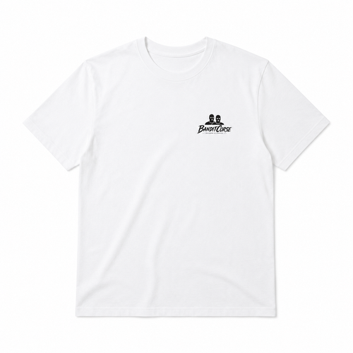 T-shirt Essentiel Blanc — Logo Duo BanditCorse