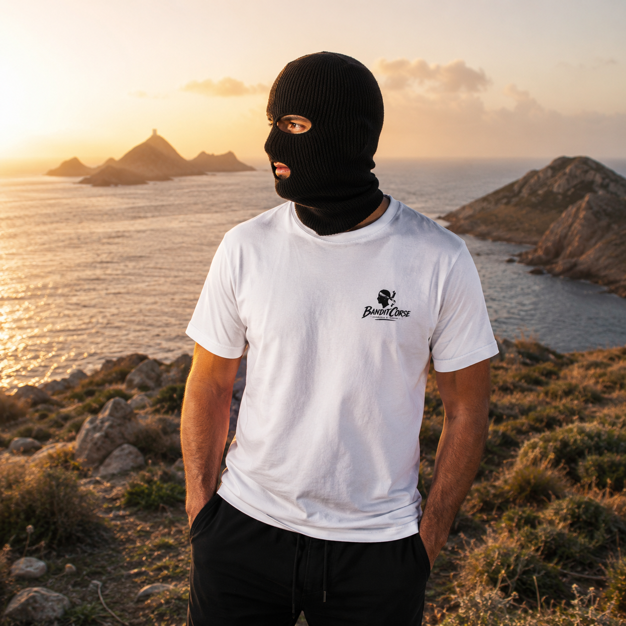 T-shirt Essentiel — Logo Cœur BanditCorse
