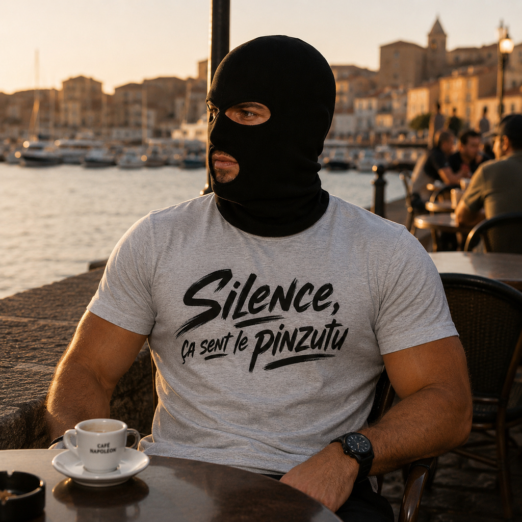 T-shirt Signature — Silence, ça sent le pinzutu