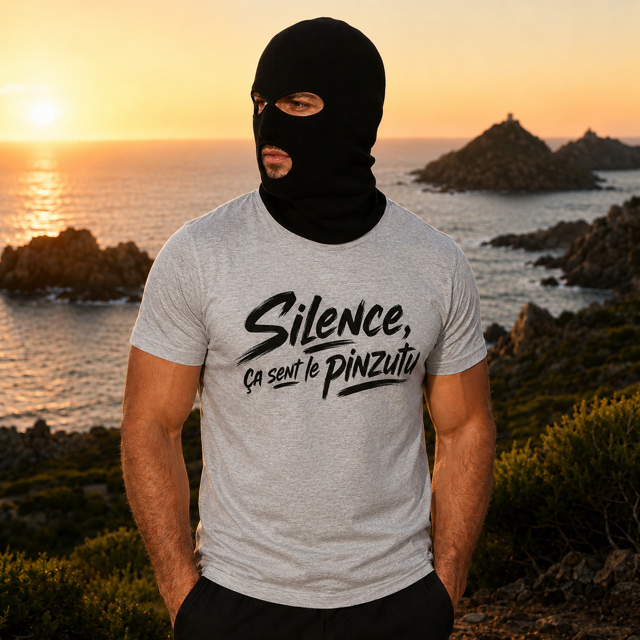 T-shirt Signature — Silence, ça sent le pinzutu