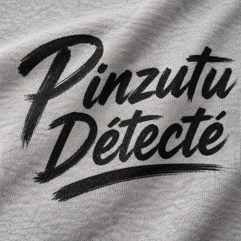 T-shirt Signature — Pinzutu Détecté