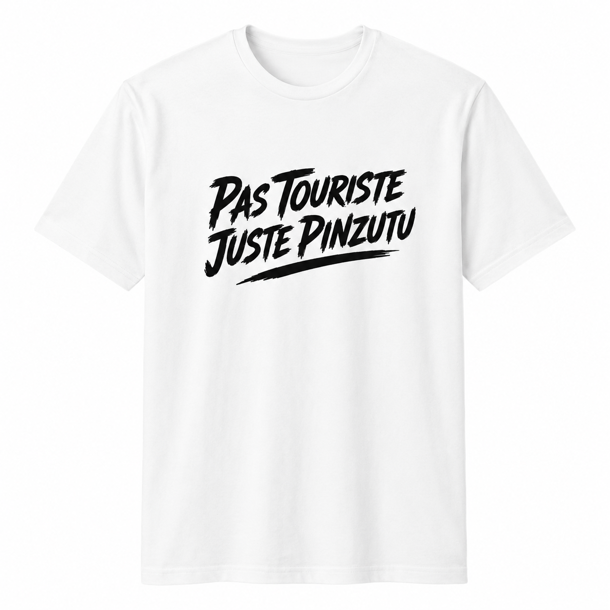 T-shirt Signature — Pas Touriste, Juste Pinzutu