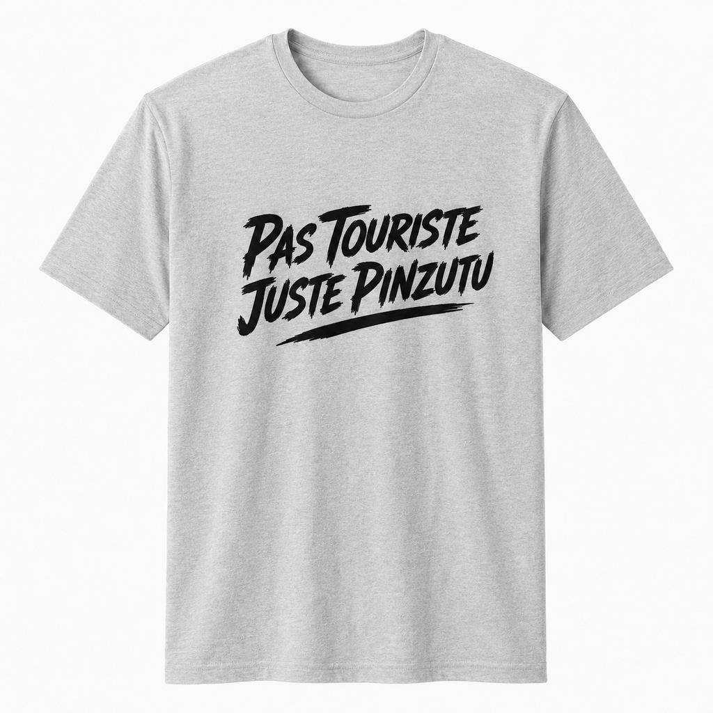 T-shirt Signature — Pas Touriste, Juste Pinzutu