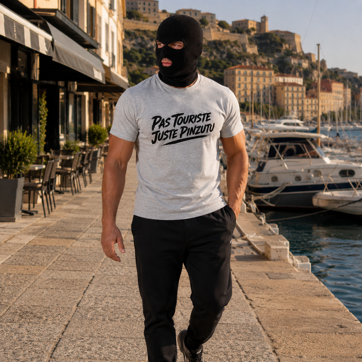 T-shirt Signature — Pas Touriste, Juste Pinzutu