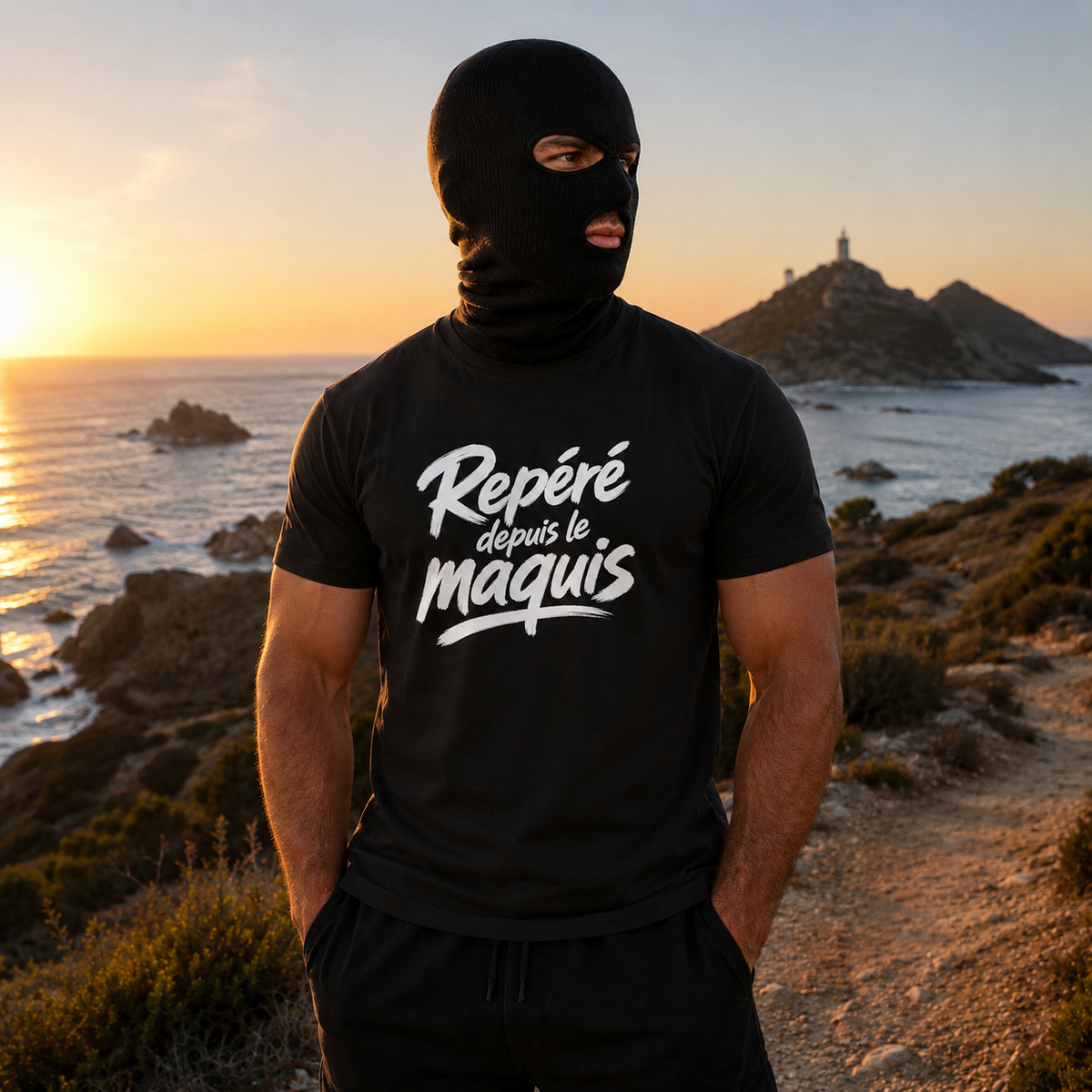 T-shirt Signature — Repéré depuis le maquis