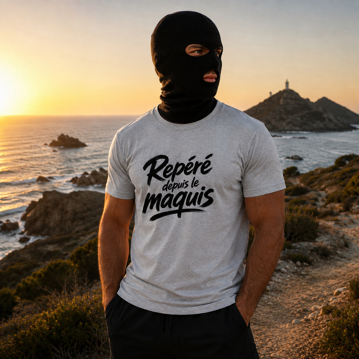 T-shirt Signature — Repéré depuis le maquis