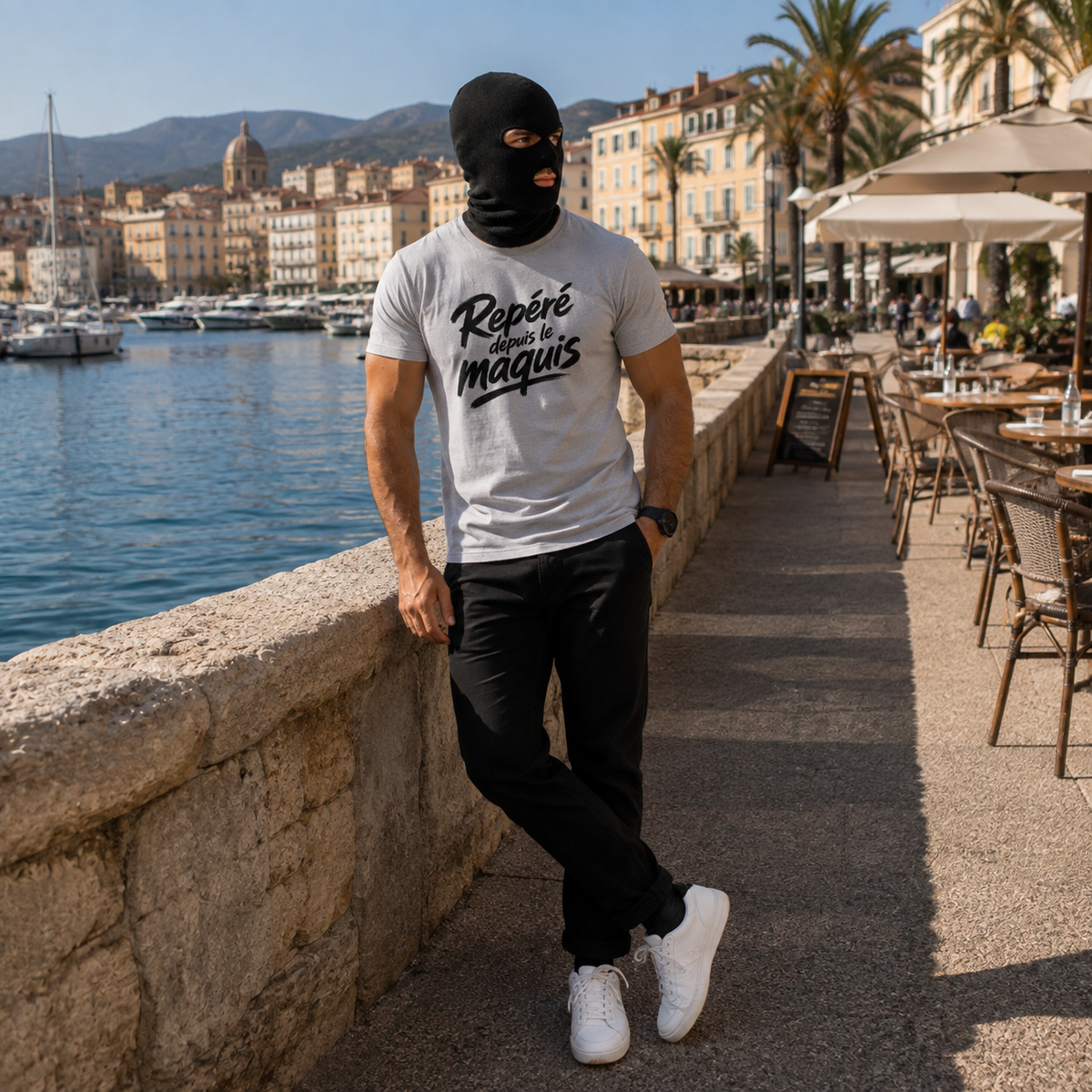 T-shirt Signature — Repéré depuis le maquis
