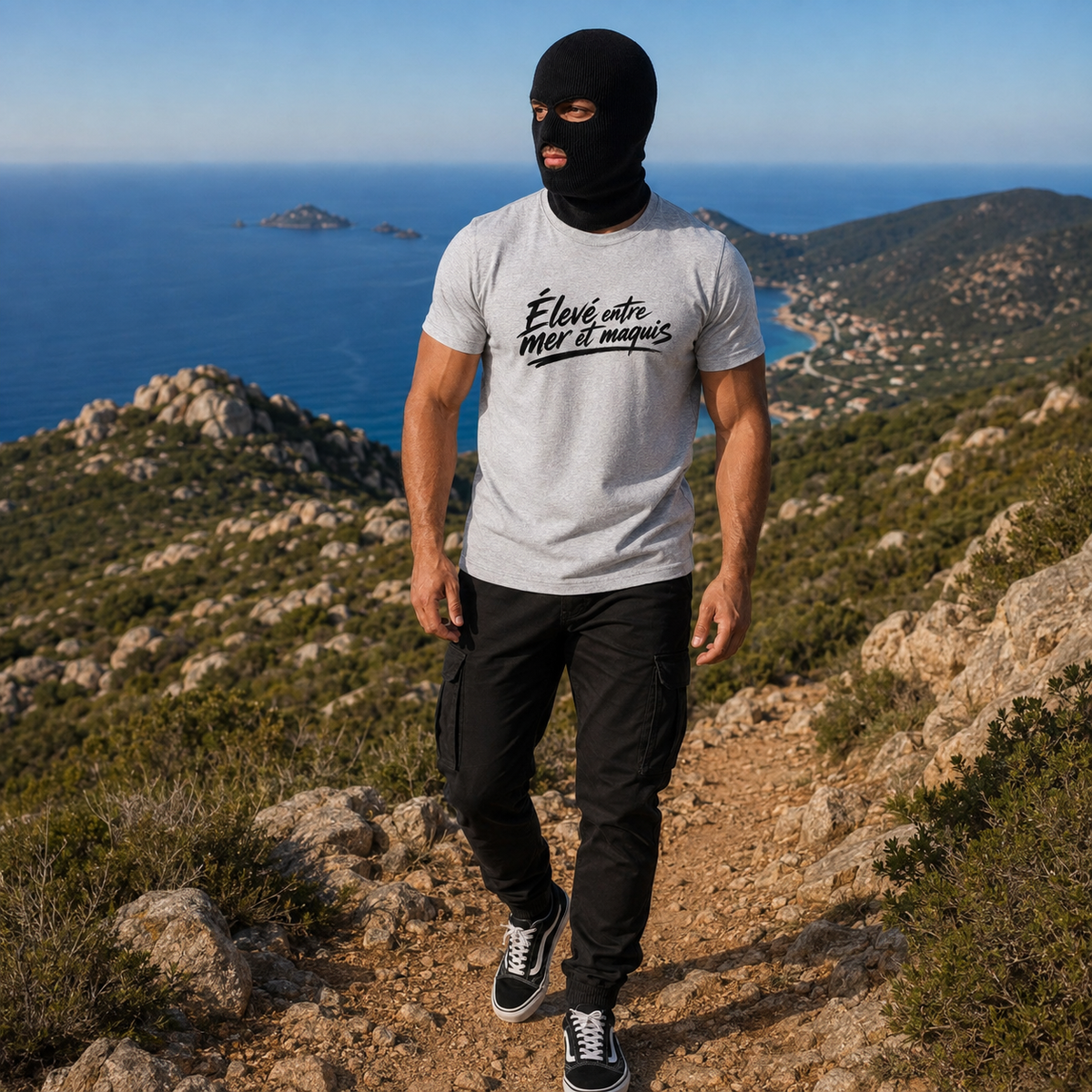 T-shirt Signature — Élevé entre Mer et Maquis