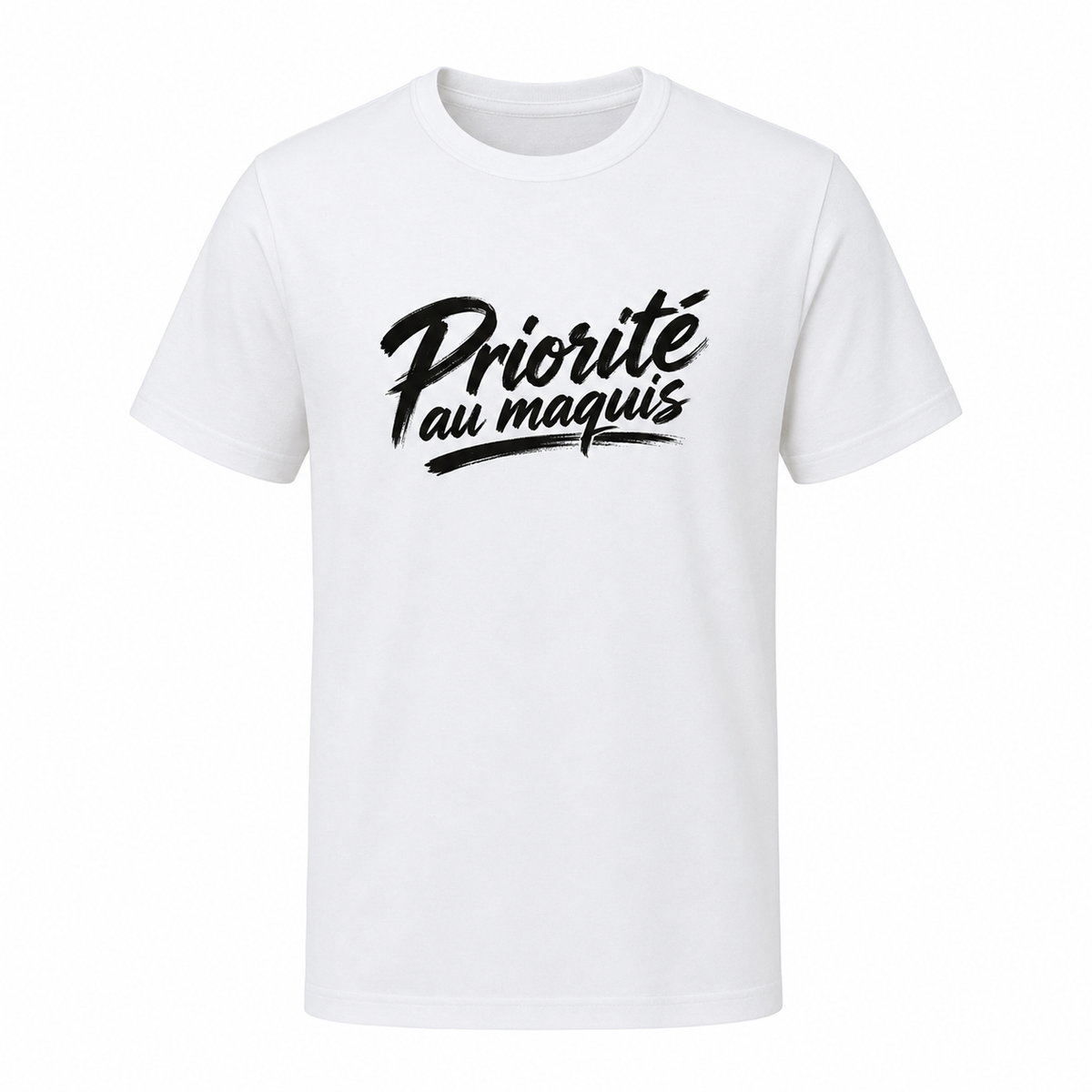 T-shirt Signature — Priorité au Maquis