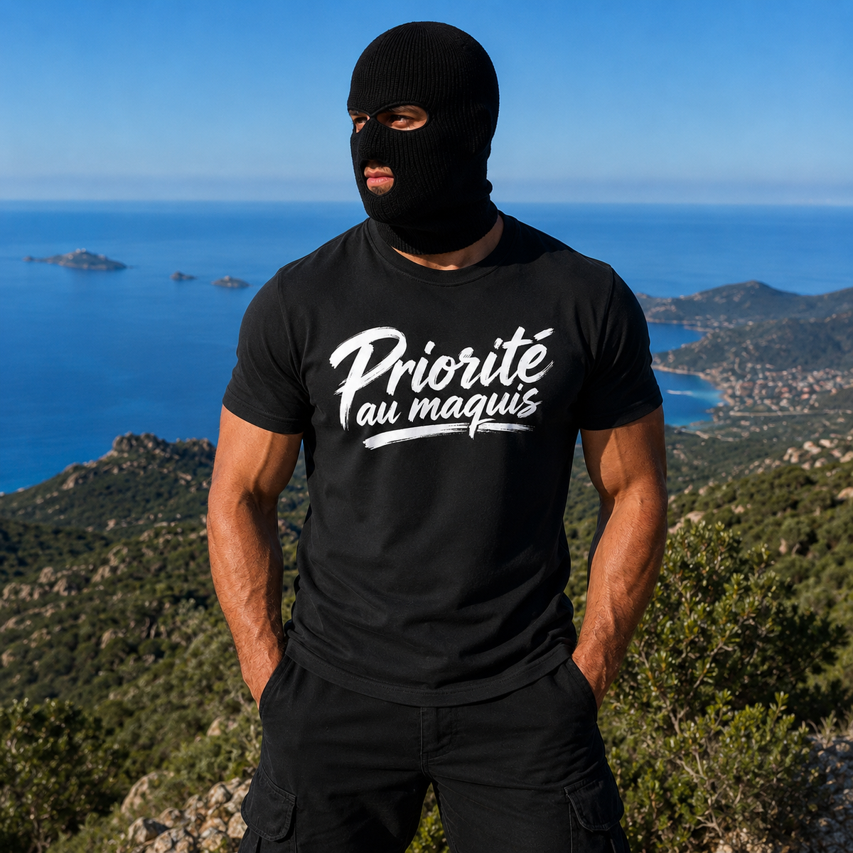 T-shirt Signature — Priorité au Maquis