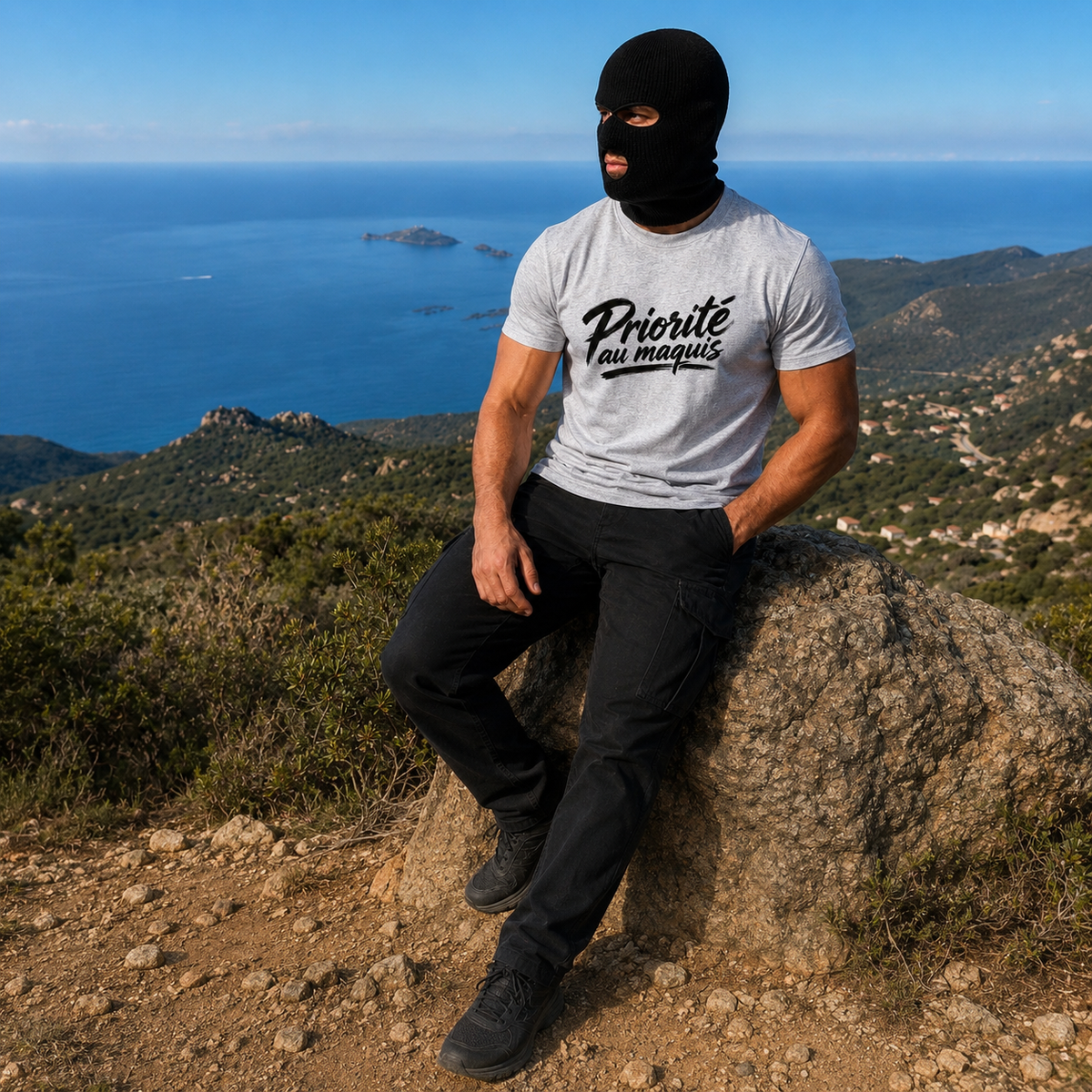 T-shirt Signature — Priorité au Maquis