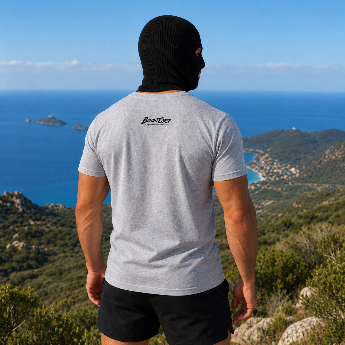 T-shirt Signature — C’est pas loin, c’est en Corse
