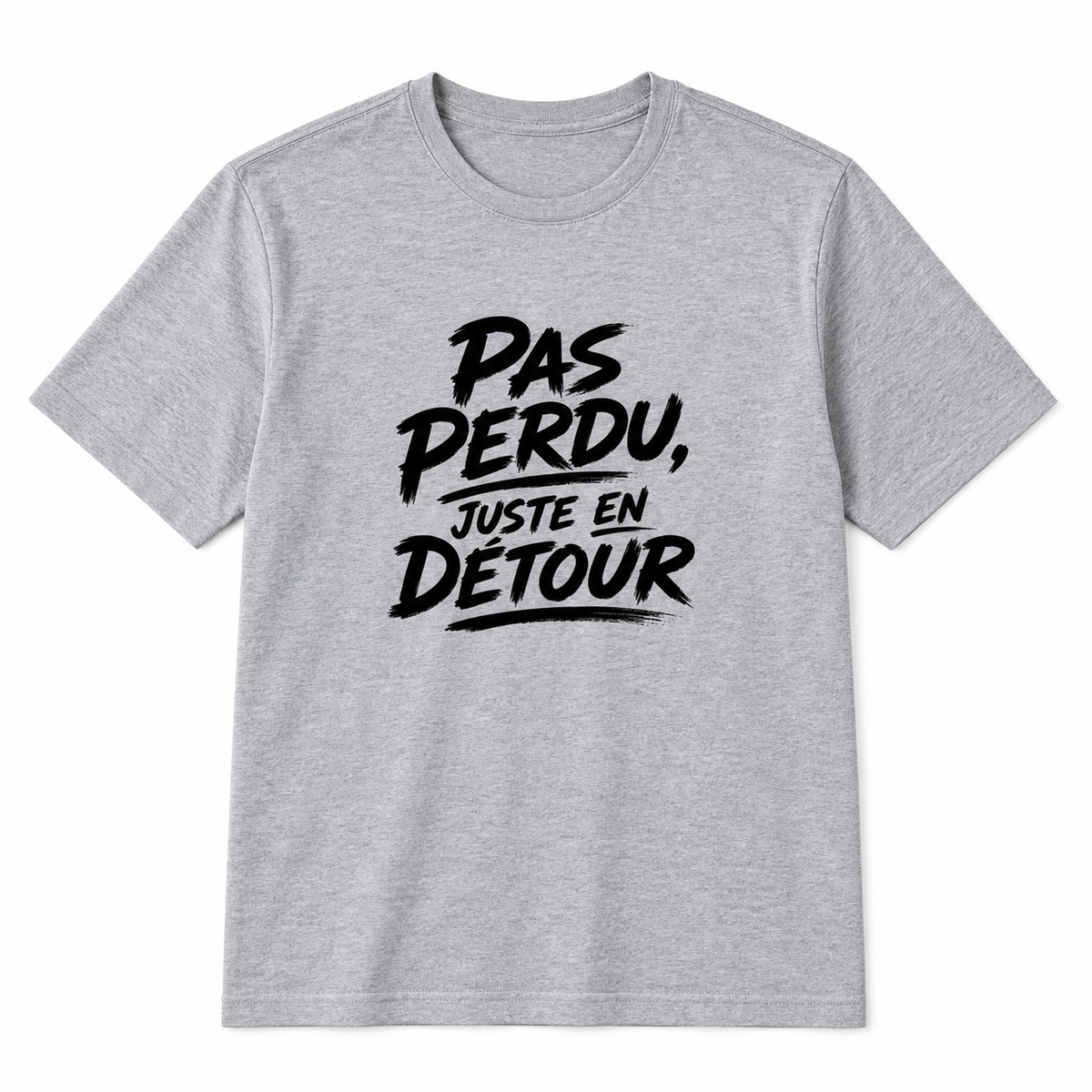 T-shirt Signature — Pas perdu, juste en détour