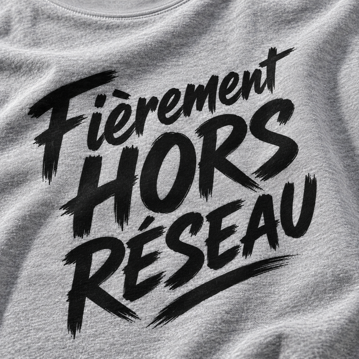 T-shirt Signature — Fièrement hors réseau