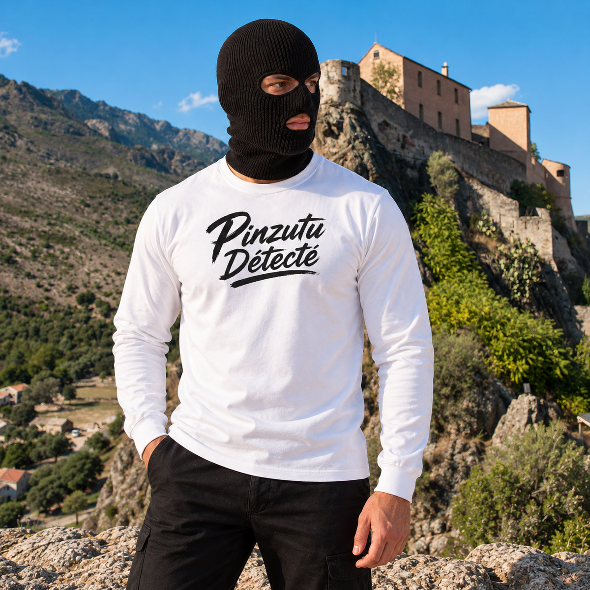 T-shirt manches longues — Pinzutu Détecté