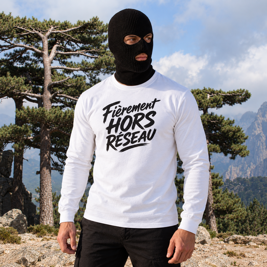 T-shirt manches longues — Fièrement hors réseau