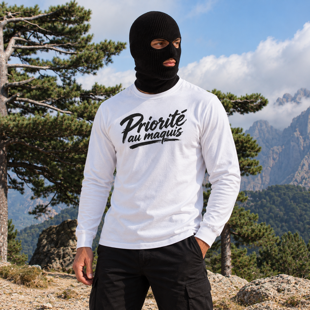 T-shirt manches longues — Priorité au Maquis