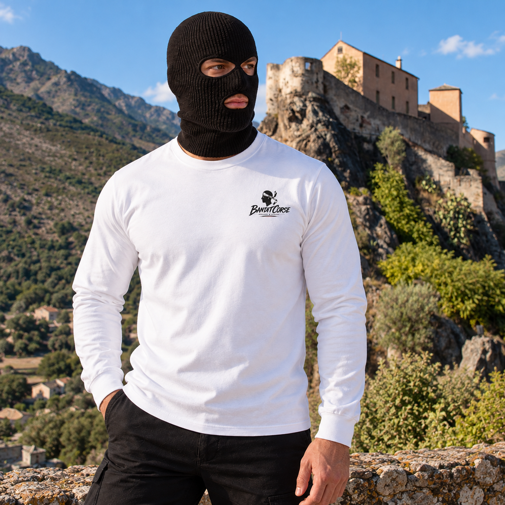 T-shirt manches longues — Logo Cœur BanditCorse