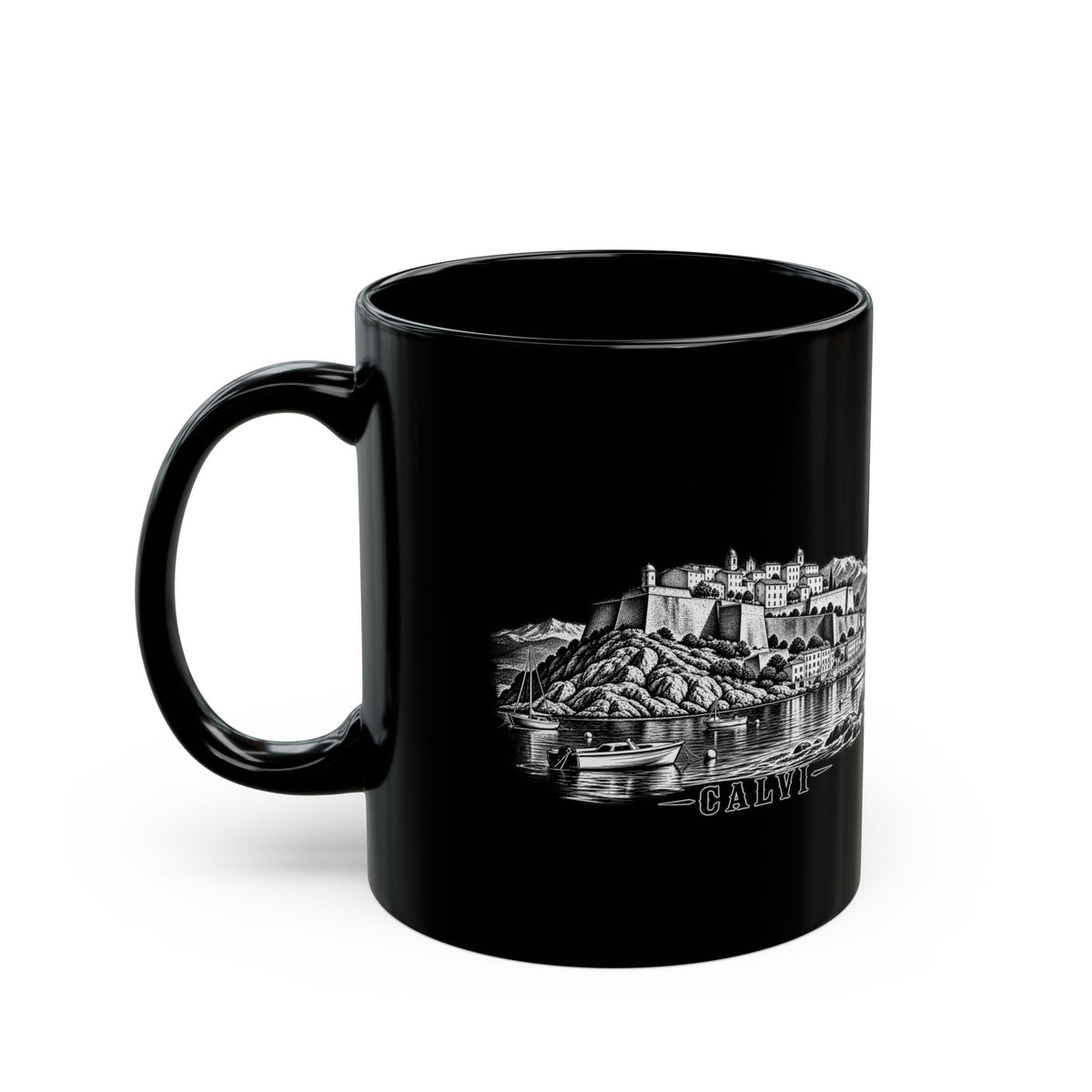 Mug BanditCorse — Calvi — Noir — 330 ml
