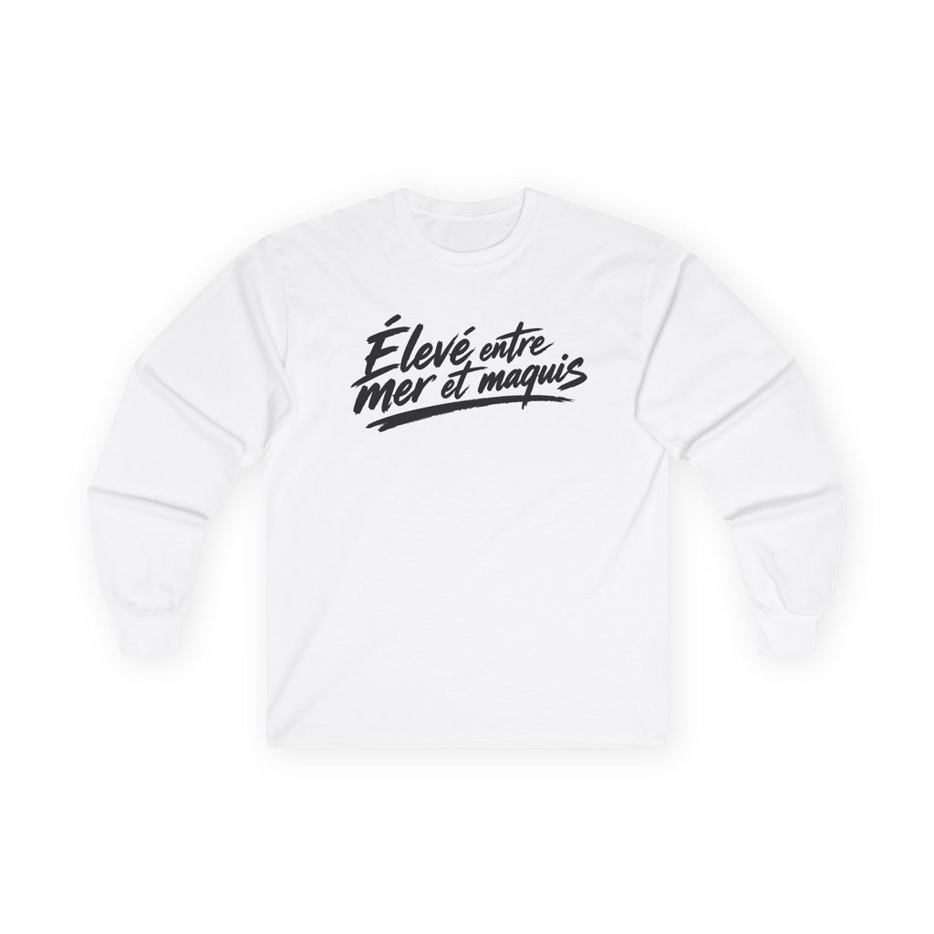 T-shirt manches longues — Élevé entre Mer et Maquis