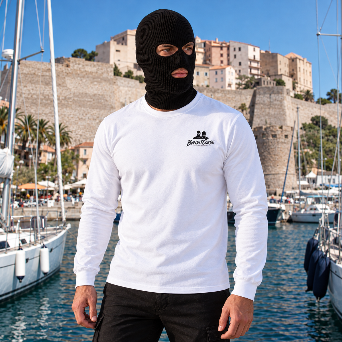 T-shirt manches longues — Logo Duo BanditCorse