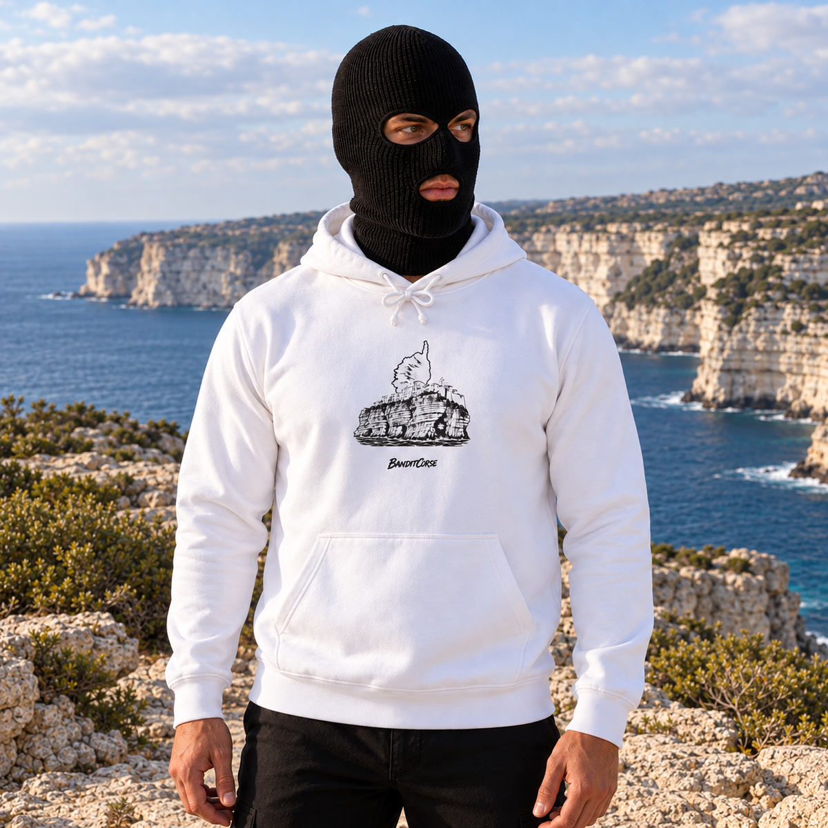 Sweat à capuche — Falaises de Bonifacio