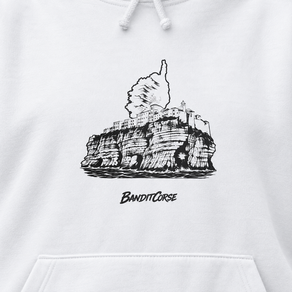 Sweat à capuche — Falaises de Bonifacio
