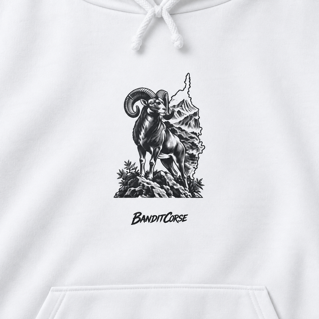 Sweat à capuche — Mouflon de Corse
