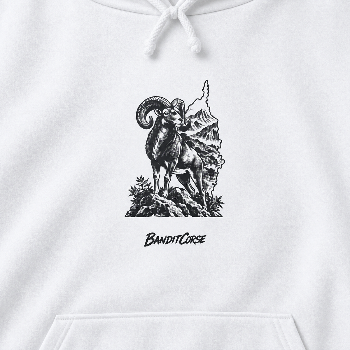Sweat à capuche — Mouflon de Corse