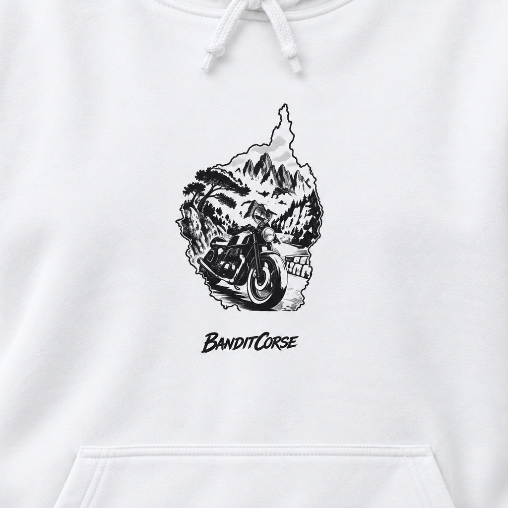 Sweat à capuche — Route de Bavella