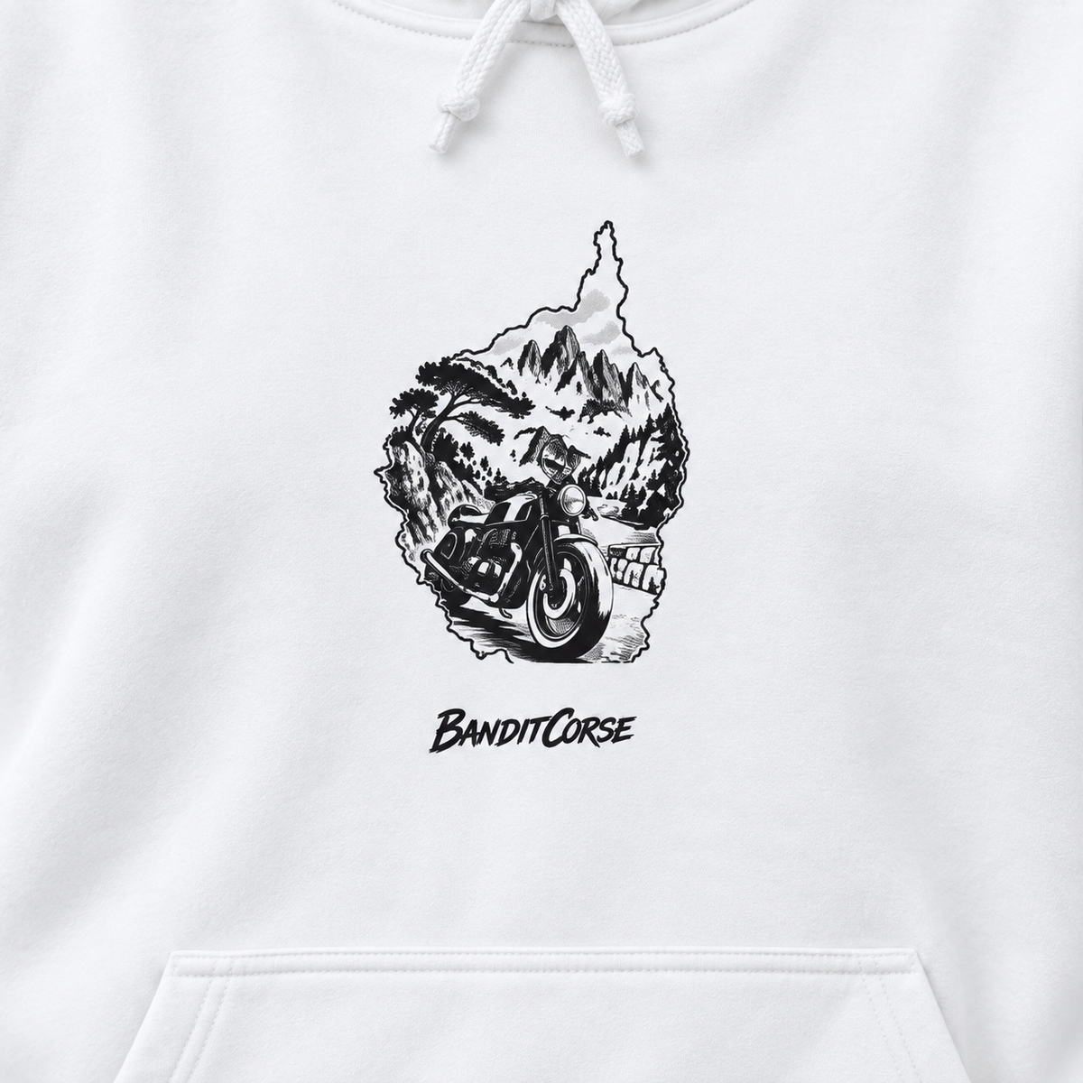 Sweat à capuche — Route de Bavella