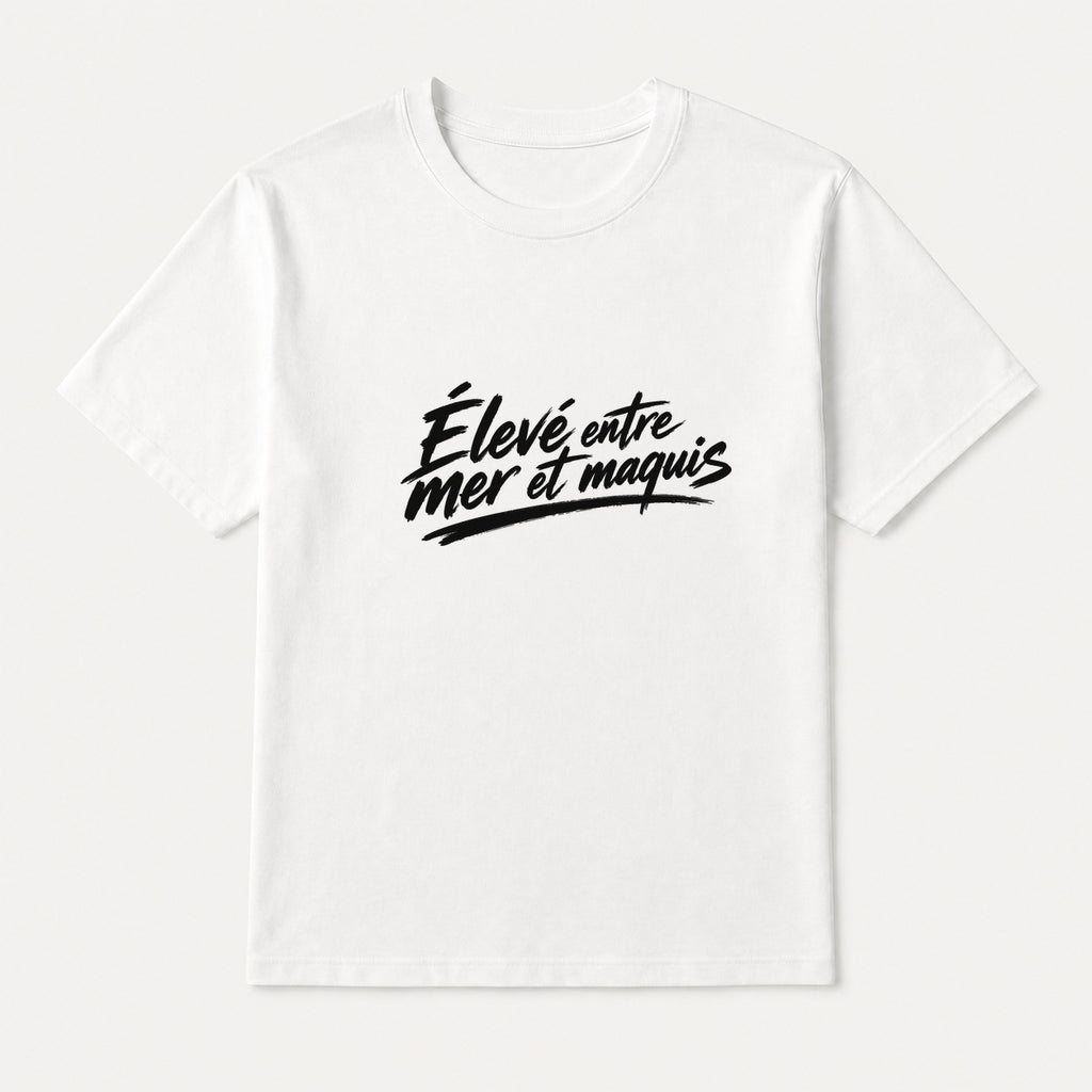 T-shirt Signature — Élevé entre Mer et Maquis