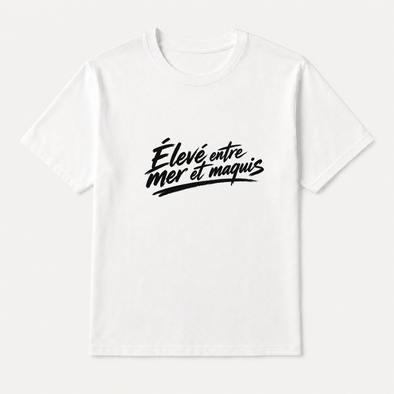 T-shirt Signature — Élevé entre Mer et Maquis
